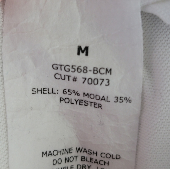 GREEN ENVELOPE LOS ANGELES Chevron Print White Flowy Tank Blouse, Size M - Picture 8 of 9